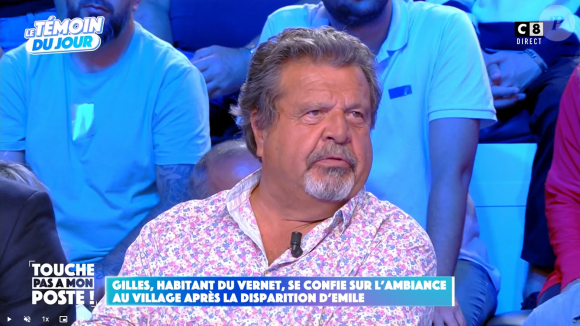 Gilles, habitant du Vernet, revient sur la disparition d'Emile dans "TPMP".