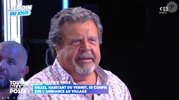 Gilles, habitant du Vernet, revient sur la disparition d'Emile dans "TPMP".