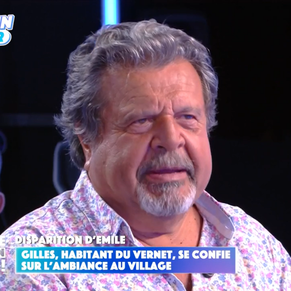 Gilles, habitant du Vernet, revient sur la disparition d'Emile dans "TPMP".
