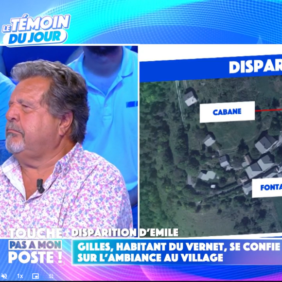 Gilles, habitant du Vernet, revient sur la disparition d'Emile dans "TPMP".