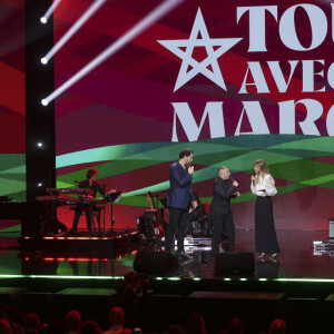Exclusif - Faudel - Enregistrement du grand concert caritatif "Tous avec le Maroc" au Dôme de Paris, diffusée en direct sur M6 le 13 septembre 2023 © Jack Tribeca / Bestimage 