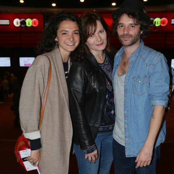 Exclusif - Pauline Bression, Cécilia Hornus, Julien Bravo - People au concert du groupe The Jokers à l'occasion des 25 ans de l'association ELA à l'Olympia à Paris, France, le 21 mai 2017. © CVS/Bestimage 