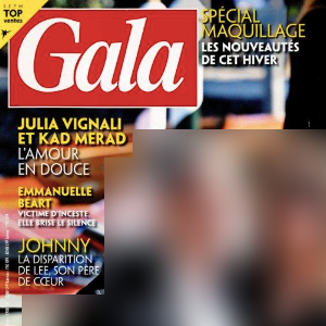 Couverture de magazine "Gala", paru le 14 septembre 2023.