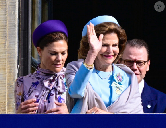 La Suède a célébré les cinquante années de règne du roi Carl XVI Gustaf.
La princesse Victoria de Suède, La reine Silvia de Suède - Célébrations du jubilé d'or d'accession au trône du roi Carl XVI Gustav de Suède