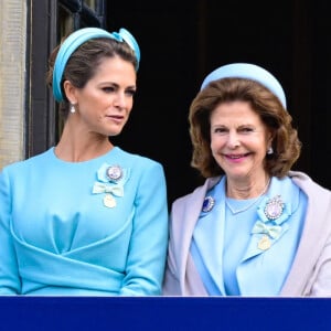Un banquet s'est tenu au Palais royal à Stockholm.
La princesse Madeleine de Suède et la reine Silvia de Suède - Célébrations du jubilé d'or d'accession au trône du roi Carl XVI Gustav de Suède, le 15 septembre 2023. 