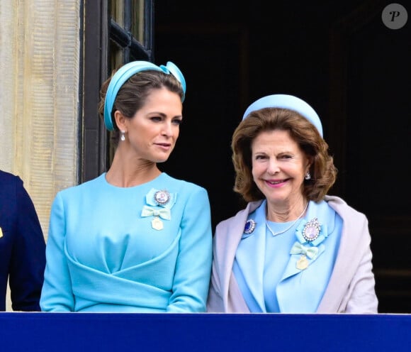 Un banquet s'est tenu au Palais royal à Stockholm.
La princesse Madeleine de Suède et la reine Silvia de Suède - Célébrations du jubilé d'or d'accession au trône du roi Carl XVI Gustav de Suède, le 15 septembre 2023. 