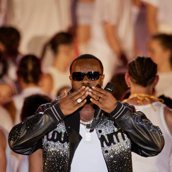 Exclusif - Gims - Enregistrement de l'émission "La fête de la Musique" à Reims.