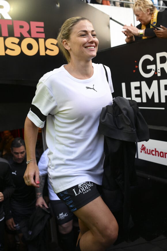 Laure Boulleau (UNICEF) - 3ème édition de la rencontre de football caritative "Match des héros" entre le "RC Lens Légendes" et "L'équipe Unicef" au stade Bollaert-Delelis à Lens le 6 juin 2023. Le tout dans le but de récolter des fonds pour l'Unicef et la fondation Racing Coeur de Lens.