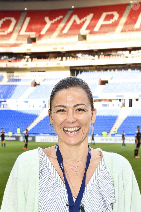 Exclusif - Laure Boulleau lors du match de football caritatif (Le match des héros Unicef) entre l'OL Légendes et la team Unicef au Groupama Stadium à Lyon en faveur des enfants d'Ukraine et pour célébrer les 20 ans du premier titre de Champion de France de l Olympique Lyonnais le 10 mai 2022. © Pierre Perusseau / Bestimage 