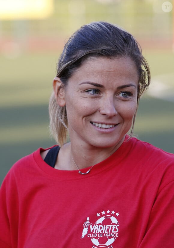 Exclusif - Laure Boulleau - Match de football caritatif entre le Variétés Club de France contre l'équipe de France des Parlementaires au profit de la Fondation Hôpitaux de Paris-Hôpitaux de France présidé par B.Macron au stade Emile Anthoine à Paris le 23 septembre 2021. © Marc Ausset-Lacroix/Bestimage 