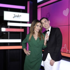 Exclusif - Fabienne Carat - Jordan de Luxe pose avec ses invités de l'émission "Chez Jordan de Luxe" à Paris le le 11 septembre 2023. © Cédric Perrin / Bestimage