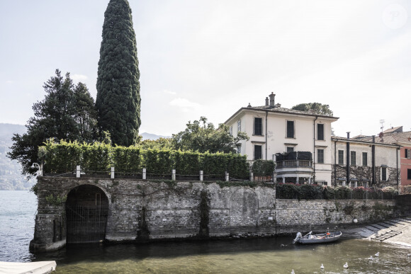 La villa de George Clooney à Laglio près du lac de Côme en Italie, le 5 avril 2023.