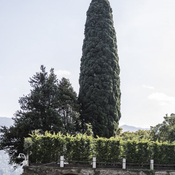 La villa de George Clooney à Laglio près du lac de Côme en Italie, le 5 avril 2023.