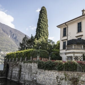 Sa magnifique propriété sur les bords du lac de Côme 
La villa de George Clooney à Laglio près du lac de Côme en Italie, le 5 avril 2023.