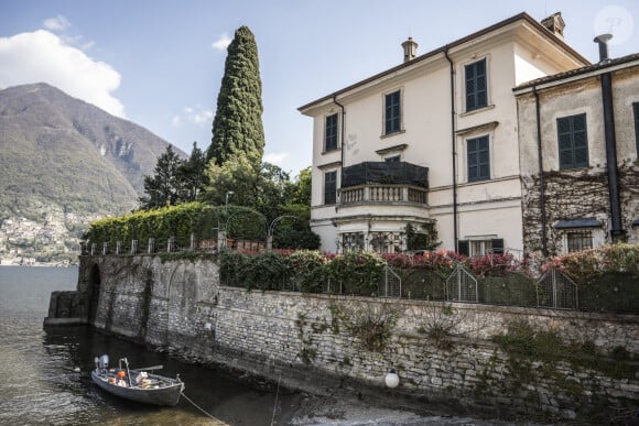 Sa magnifique propriété sur les bords du lac de Côme 
La villa de George Clooney à Laglio près du lac de Côme en Italie, le 5 avril 2023.