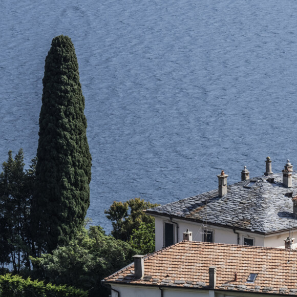 La villa de George Clooney à Laglio près du lac de Côme en Italie, le 5 avril 2023.
