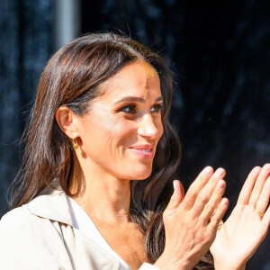 Ces derniers jours, Meghan Markle était en Allemagne.
Meghan Markle, duchesse de Sussex aux Invictus Games 2023 à Dusseldorf pour une remise de prix le 16 septembre 2023.