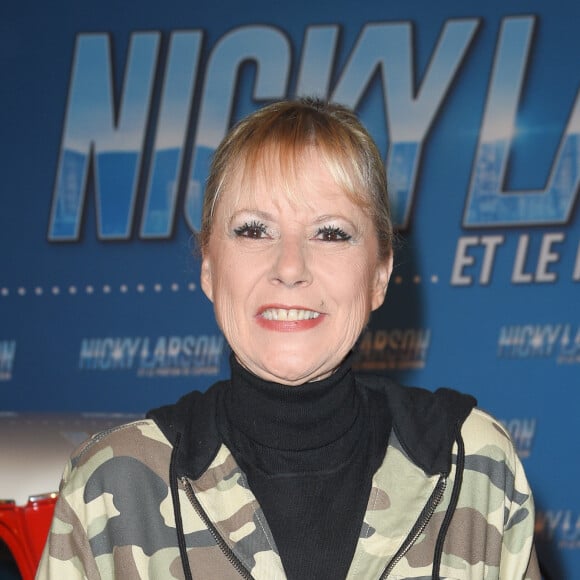 Dorothée (Frédérique Hoschedé) à l'avant-première du film "Nicky Larson et le Parfum de Cupidon" au cinéma Le Grand Rex à Paris, France, le 1er février 2019.