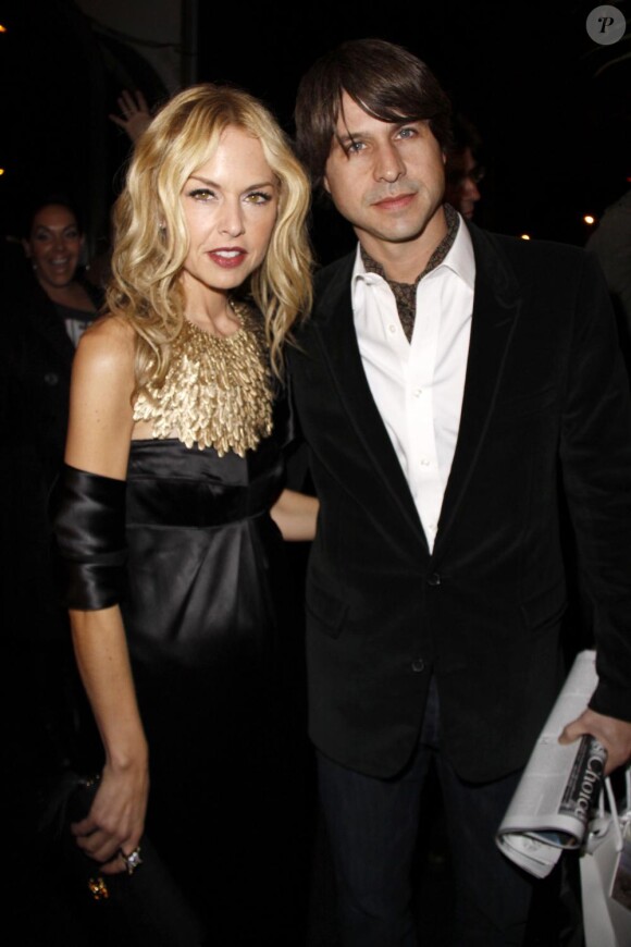 La charismatique Rachel Zoe et son mari Rodger Berman à l'occasion du dîner pré-Oscars qui s'est tenu au restaurant Madeo, à Los Angeles, le 6 mars 2010.