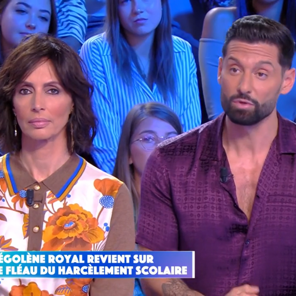 Géraldine Maillet et Hugo Manos dans "TPMP".