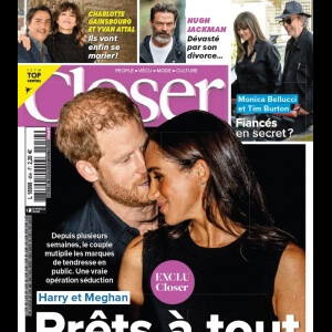 Des confidences à retrouver dans le numéro de "Closer" paru ce vendredi 22 septembre 2023.
Couverture du magazine "Closer"