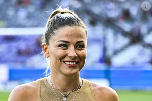 Laure Boulleau a partagé deux clichés avec Zizou
Laure Boulleau - Match de championnat de Ligue 1 Uber Eats opposant le Toulouse FC (TFC) et le Paris Saint-Germain (PSG) (1-1) au stade TFC à Toulouse, France, le 19 août 2023. Le match s'est terminé sur un match nul 1-1. © Thierry Breton/Panoramic/Bestimage 