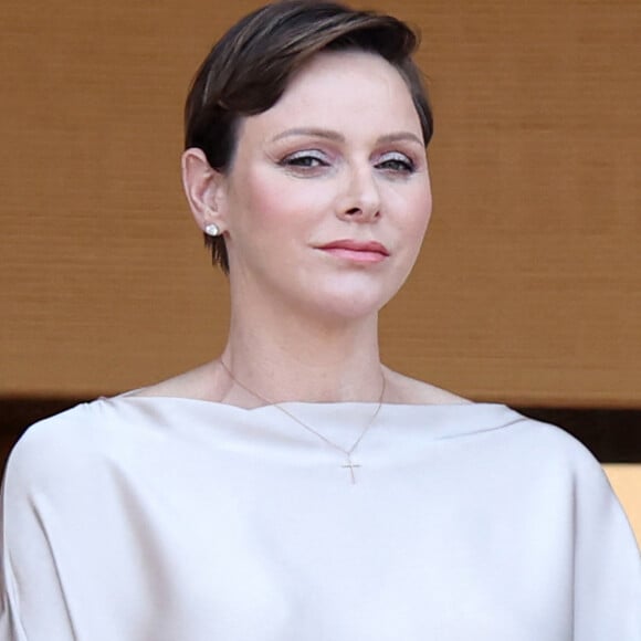 Charlene de Monaco est devenue maman en décembre 2014
La princesse Charlene durant la célébration de la traditionnelle fête de la Saint Jean à Monaco le 23 juin 2023. © Claudia Albuquerque / Bestimage 