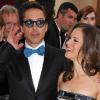 Robert Downey Jr. et sa femme Susan, à l'occasion du tapis rouge de la 82e cérémonie des Oscars, au Kodak Theatre de Los Angeles, le 7 mars 2010.
