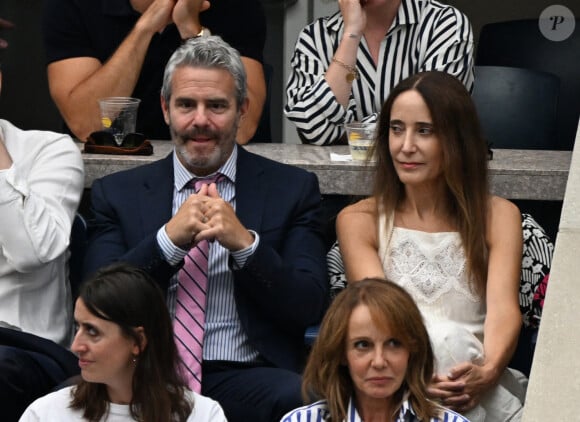 Andy Cohen - Finale masculine opposant Novak Djokovic à Daniil Medvedev lors de l'US Open au stade Arthur Ashe. New York, le 10 septembre 2023.