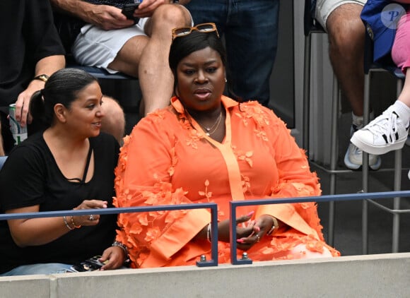 Retta - Finale masculine opposant Novak Djokovic à Daniil Medvedev lors de l'US Open au stade Arthur Ashe. New York, le 10 septembre 2023.