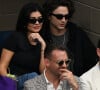 Incroyable mais vrai, Kylie Jenner et Timothée Chalamet sont bel et bien en couple.
Kylie Jenner et son compagnon Timothée Chalamet - Finale masculine opposant Novak Djokovic à Daniil Medvedev lors de l'US Open au stade Arthur Ashe. New York.