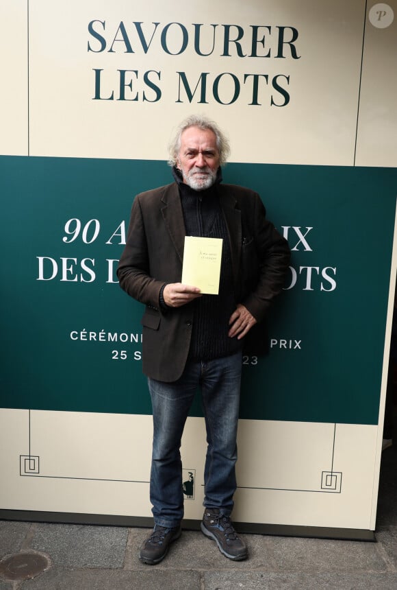 Guy Boley remporte le 90ème Prix littéraire des Deux Magots à Paris pour son livre "A ma soeur et unique" (Ed. Grasset), le 25 septembre 2023. © Denis Guignebourg / Bestimage 