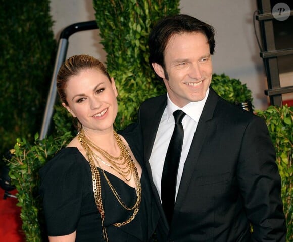 Anna Paquin et Stephen Moyer à la fête pour les Oscars organisée par le magazine Vanity Fair le 7 mars 2010