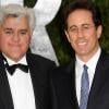 Jay Leno et Jerry Seinfeld à la fête pour les Oscars organisée par le magazine Vanity Fair le 7 mars 2010