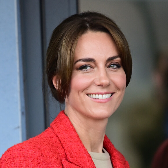 Catherine (Kate) Middleton, princesse de Galles se rend au centre éducatif Orchards de Milton Regis à Sittingbourne, Royaume Uni, le 27 septembre 2023. 