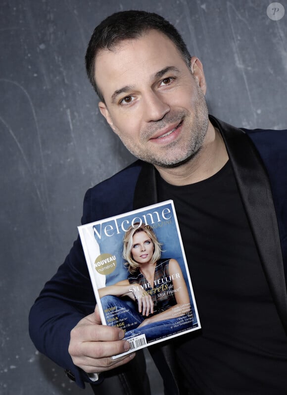 Exclusif - Portrait de Mario Barravecchia, à l'occasion du lancement de son nouveau magazine "Welcome". Le 27 janvier 2021 © Cédric Perrin / Bestimage 