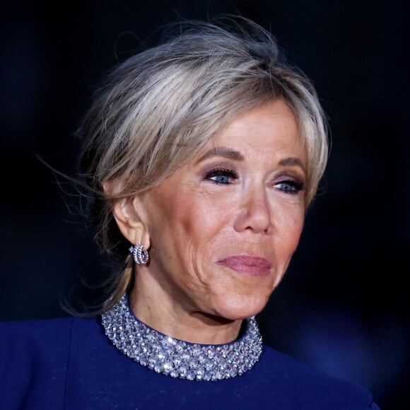 Lors du dîner d'Etat au château de Versailles
Brigitte Macron - Dîner d'Etat au château de Versailles en l'honneur de la visite officielle du roi Charles III d'Angleterre et de la reine consort Camilla Parker Bowles de 3 jours en France. © Jacovides-Moreau / Bestimage 