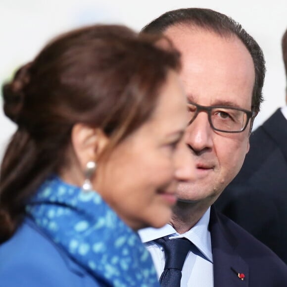 François Hollande, Ségoléne Royal - Arrivées des 150 chefs d'Etat pour le lancement de la 21ème conférence sur le climat (COP21) au Bourget le 30 novembre 2015. © Dominique Jacovides / Bestimage 