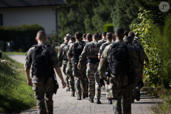 Battue dans le Bas-Rhin, le 28 septembre 2023, pour retrouver Lina, 15 ans, disparue depuis le 23 septembre 2023. © Elyxandro Cegarra / Panoramic / Bestimage