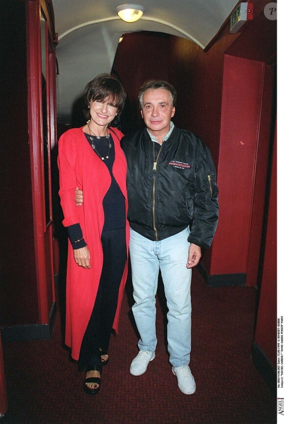 Michel Sardou et sa femme Anne-Marie Périer (archive)