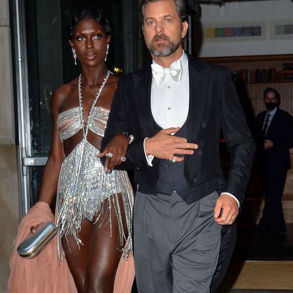 Joshua Jackson et Jodie Turner-Smith - Les célébrités quittent leurs hôtels pour se rendre à la soirée du "MET Gala 2022" à New York, le 2 mai 2022.