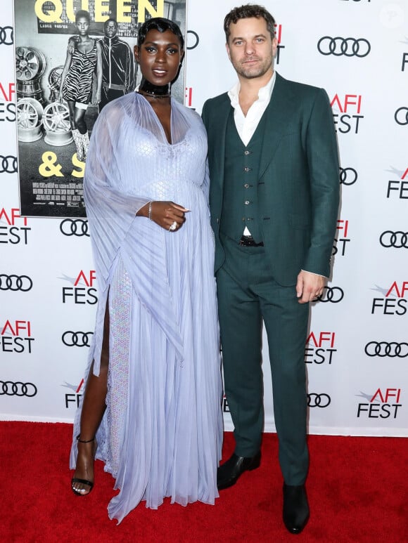 Joshua Jackson et Jodie Turner-Smith - Les célébrités assistent à la première du film "Queen and Slim" dans le cadre du festival "American Film Institute" (AFI) à Los Angeles, le 14 novembre 2019.
