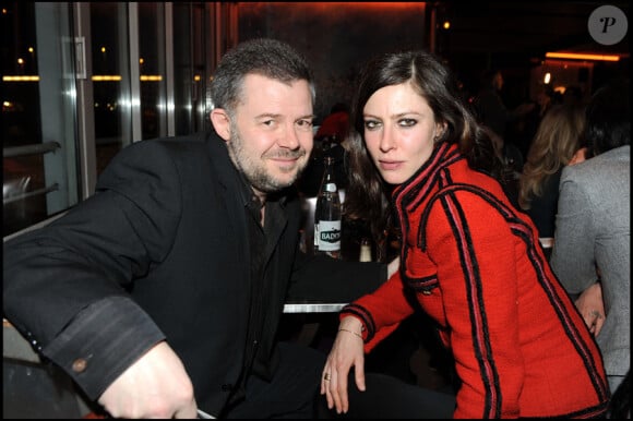 Eric Naulleau et Anna Mouglalis lors du lancement de la première édition de La Nuit des femmes à Paris le 7 mars 2010