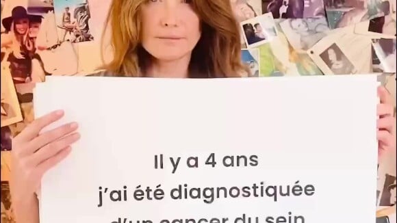 Carla Bruni révèle avoir été diagnostiquée d'un cancer du sein
Carla Bruni sur Instagram 