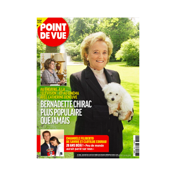 Couverture du magazine "Point de Vue" du mercredi 4 octobre 2023