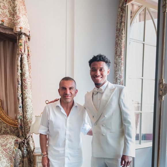 Mariage du joueur de football de l'Olympique de Marseille (OM) Boubacar Kamara et l'influenceuse Coralie Porrovecchio en France, le samedi 3 juin 2023. © Pervez Taufiq/PTaufiq Photography/Panoramic/Bestimage