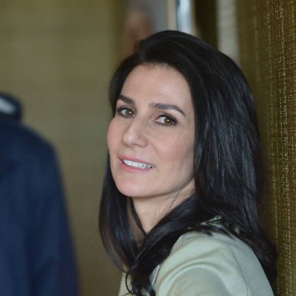 Marie Drucker, présidente du jury Sang Neuf - Troisième jour du festival du film policier Reims Polar. Le 7 avril 2022 © Franck Castel / Bestimage  