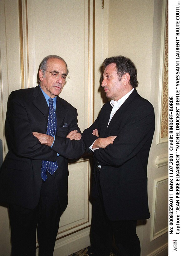 Michel Drucker, Jean-Pierre Elkabbach en 2001.