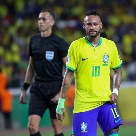 Neymar Jr marque pour le Brésil dans les qualifications pour la Coupe du Monde 2026. 8 septembre 2023. © Leco Viana/TheNEWS2 via ZUMA Press Wire
