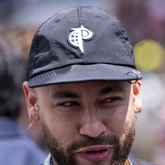 NEYMAR Jr - Les célébrités assistent au Grand Prix de F1 d'Espagne à Montmelo près de Barcelone, le 4 juin 2023.